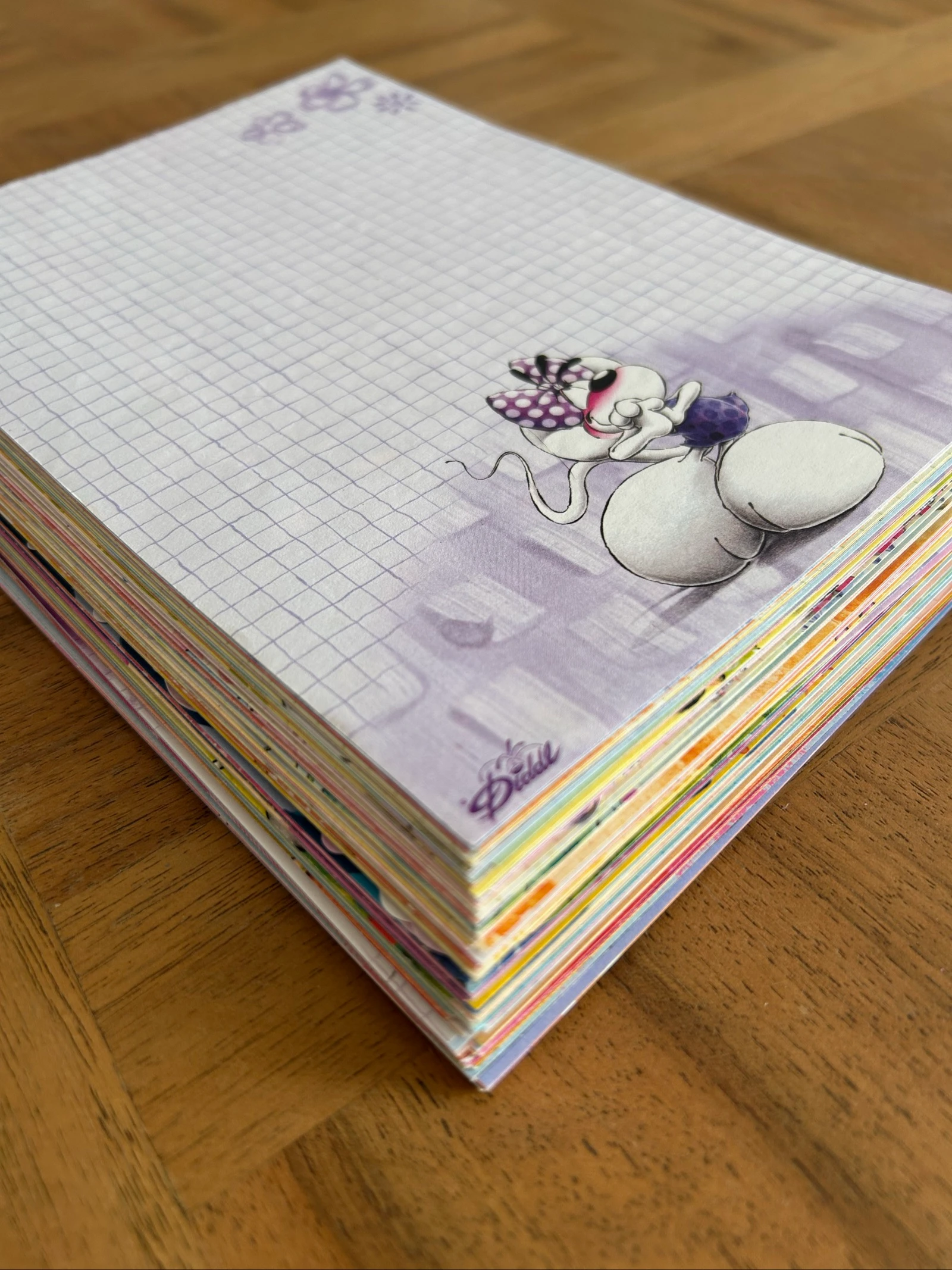 Lot 185 Feuilles A5 Diddl